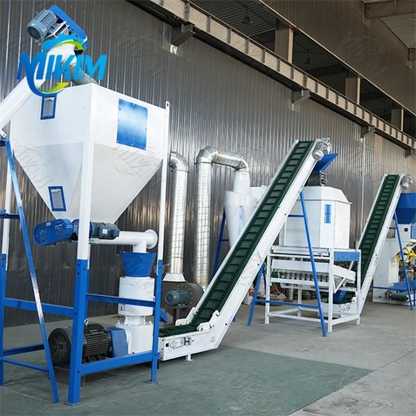 Poultry feed pellet production line