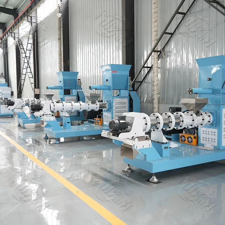 Extrusora automática de alimentación animal