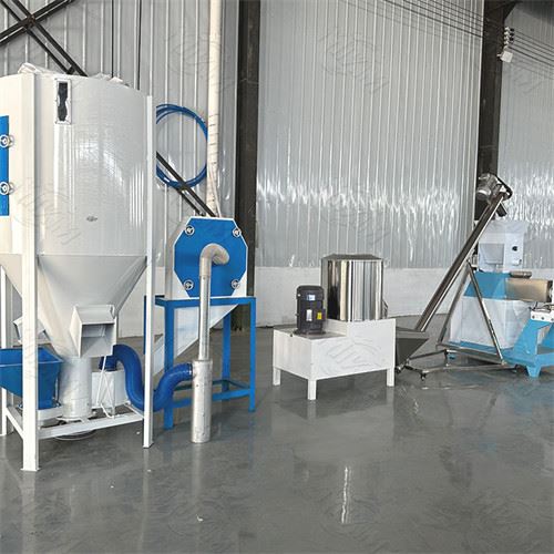 Línea de producción de alimentación de pellets automático de acuicultura