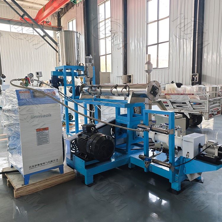 Single Screw Floating Fish Feed Machine - High Output Small Floating Fish Feed Extruder Machine Price factory